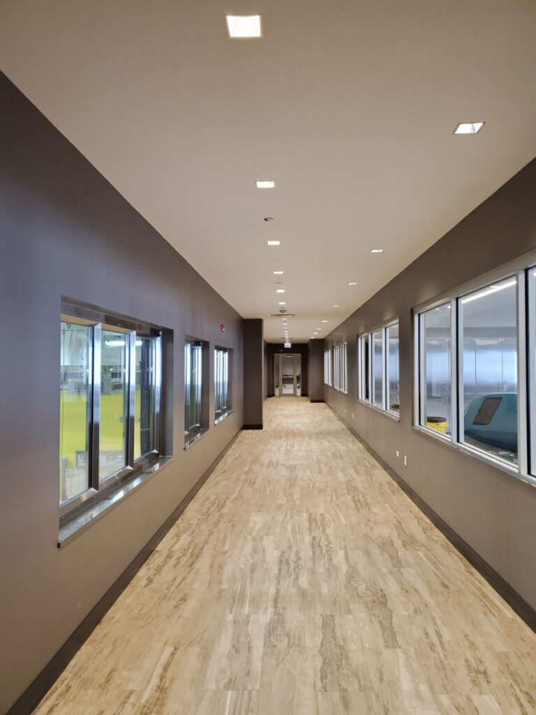 painted long hallway 02